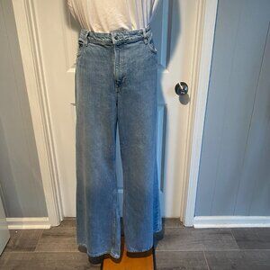 Lee Wide Leg Women's Blue Jeans Size 18